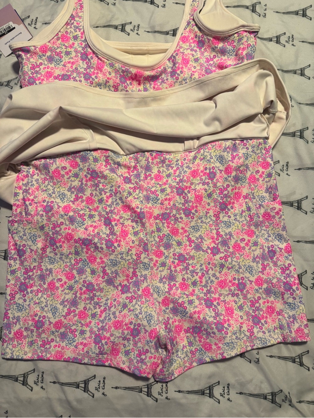 JoyLab Pink Floral Sleeveless Mini Dress - Picture 6 of 8